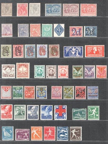 Nederland 1922/1928 - Selectie zegels en complete series -, Gestempeld