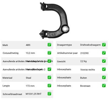 Draagarm Kia Magentis 2.0 (GD, MS) Van 2001-05 tot 2005-09 -, Verzenden, Nieuw, Kia