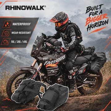 Rhinowalk Waterdichte Motor Zijkoffers - 18L, 28L, 48L - Adv, Verzenden, Nieuw