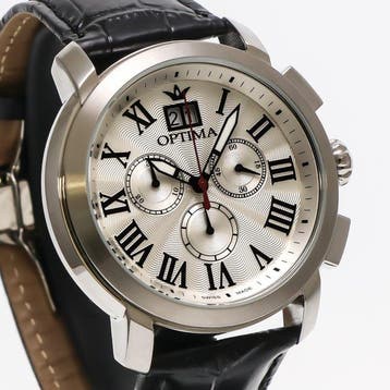 Optima - Swiss Chronograph - OSC392-SL-1 - Zonder, Nieuw