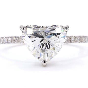 Zonder minimumprijs - Ring - 18 karaat Witgoud - 2.43ct. tw., Sieraden, Tassen en Uiterlijk, Nieuw