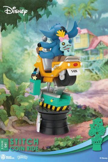 Beast Kingdom Disney Stitch Coin Ride D-Stage PVC Diorama 16, Antiek en Kunst, Ophalen of Verzenden