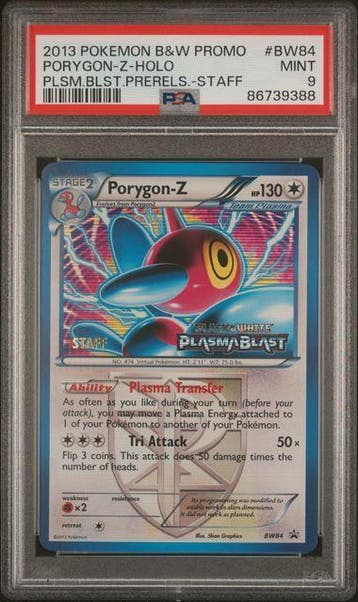 Porygon-Z (BW 84) Staff [PSA 9], Ophalen of Verzenden, Nieuw