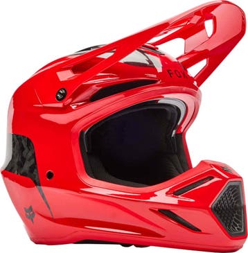 FOX V3 RS Fracture Carbon Rood Crosshelm, Nieuw met kaartje, Overige merken, Heren, Offroadhelm