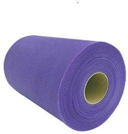 Lint Tule C26 Deep Purple 15 cm rol 22 meter, Ophalen of Verzenden, Nieuw