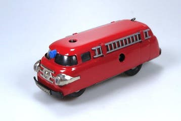 Schuco - Patent Nr. 3047 Varianto Brandweer Ladderwagen met