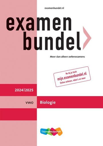 Examenbundel online + boek vwo Biologie 2024/2025, Boeken, Verzenden, Gelezen, M.C.C. Gommers