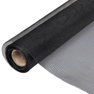 vidaXL Gaas 100x500 cm glasvezel zwart, Tuin en Terras, Verzenden, Nieuw, Overige materialen, 1 tot 2 meter