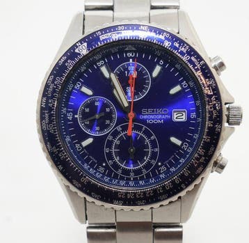 Seiko - Seiko Chronograph 100M - Zonder minimumprijs -