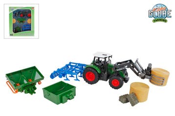 Tractor speelgoedset met 8 accessoi van €24,99 voor €12,49, Ophalen of Verzenden, Nieuw