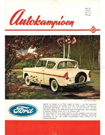 1961 AUTOKAMPIOEN MAGAZINE 21 NEDERLANDS, Nieuw, Author