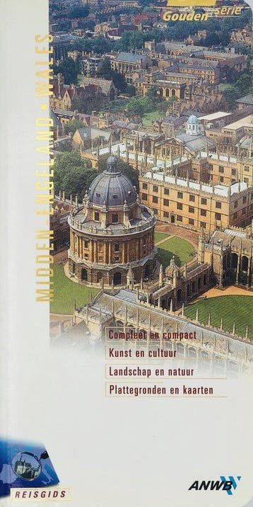 Anwb Gouden Serie Midden Engeland Wales - Danse, Boeken, Reisgidsen, Verzenden, Gelezen
