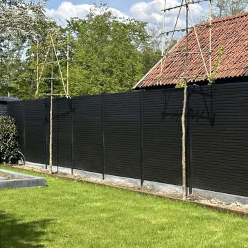 Schutting - Composiet schuttingen - Beton composiet - BESTE!, Kunststof, 1 tot 2 meter, Verzenden, 6 meter of meer