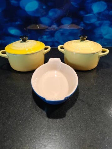 Le Creuset - Braadpan (3) - hoogwaardig geglazuurd keramiek