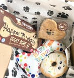 Honden verjaardags pakket 4-delig met speeltjes en koeken, Verzenden, Nieuw