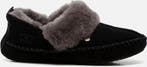 Warmbat - maat 39- Barrine Suede Dames Pantoffels - Black, Verzenden, Nieuw