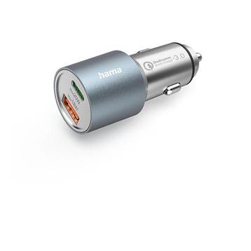 USB autolader | Hama (1x USB A, 1x USB C, 38W, Zwart), Verzenden, Nieuw