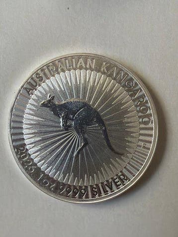 Australië. 1 Dollar 2026 Kangaroo, 1 Oz (.999) (Zonder