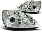 Koplampen Ford Fiesta MK6 02-05 Angel Eyes chroom, Ophalen of Verzenden, Nieuw