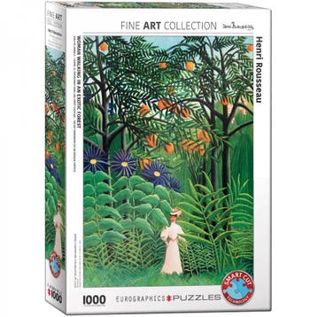 Woman in an Exotic Forest - Henri Rousseau Puzzel (1000, Verzenden, Nieuw