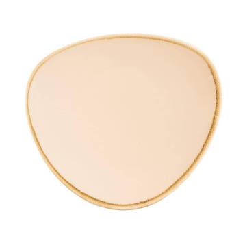 Kiln Driehoekige Borden | Zandsteen | 28cm | 4 stuks, Verzenden