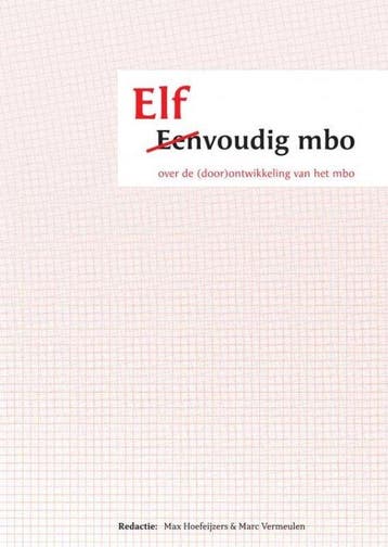 Elfvoudig mbo - Max Hoefeijzers En Marc Vermeulen, Verzenden, Zo goed als nieuw, Max Hoefeijzers En Marc Vermeulen