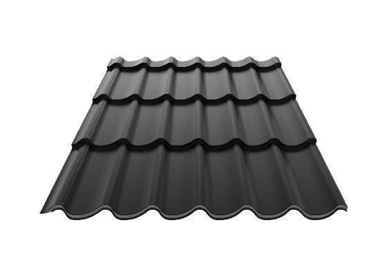 Dakpanplaten mat zwart, Doe-het-zelf en Verbouw, Dakpannen en Dakbedekking, Nieuw, Ophalen of Verzenden