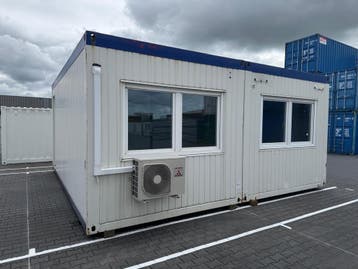 Kantoorunitset – ca. 6 x 6 meter - met gang - gebruikt