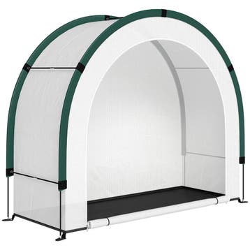 Kas Met Gebogen Bovenkant, Opvouwbaar Foliekas 200 X 80 X 16, Verzenden