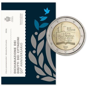 San Marino 2 Euro Burgerrechten 2024, Verzenden