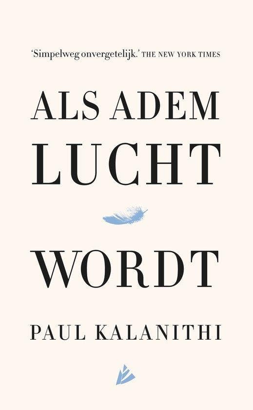 9789048854370 Als adem lucht wordt | Tweedehands, Boeken, Biografieën, Zo goed als nieuw, Verzenden