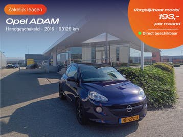 Opel ADAM | Zakelijk Leasen vanaf 129,- p/mnd, Nieuw, Financial lease, Lease, ADAM