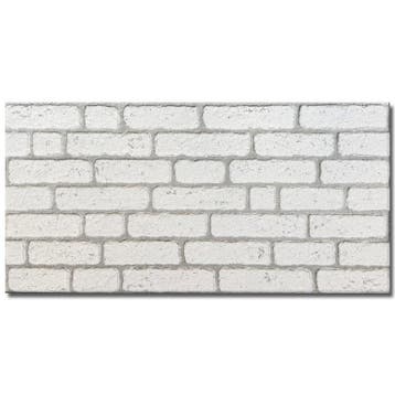 3D Wandpaneel EPS Wit Gevelsteen 100x50x2cm, Nieuw