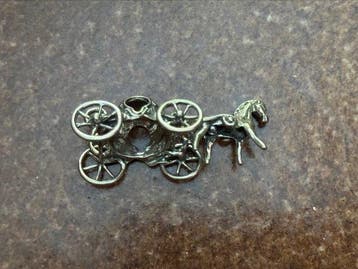 Figuur - Carrozza - .800 zilver