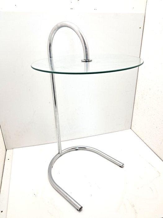 IKEA - Bijzettafel - RY - Glas, Verchroomd - Bijzettafeltje,, Antiek en Kunst, Antiek | Meubels | Stoelen en Banken