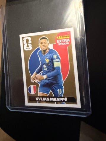 2026 Panini World Cup Kylian Mbappé Extra sticker GOLD, Nieuw