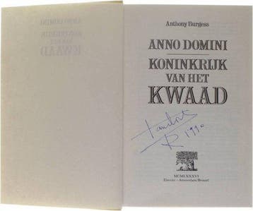 Anno domini - Burgess, Verzenden, Gelezen