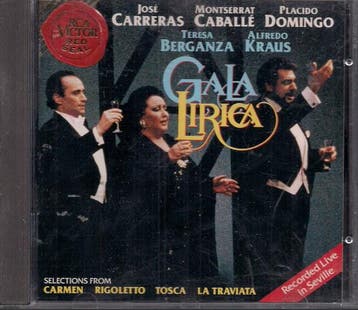 José Carreras, Montserrat Caballé, Placido Domingo, Teresa B, Ophalen of Verzenden, Gebruikt