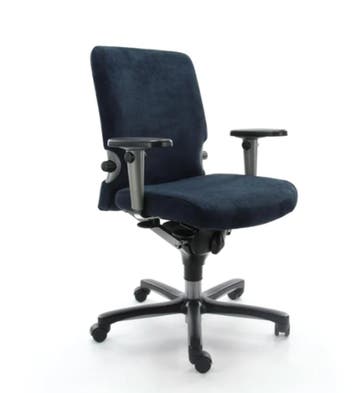 Haworth Comforto 77, nieuwe stoffering, Zo goed als nieuw, Bureaustoel, Ergonomisch, Verzenden