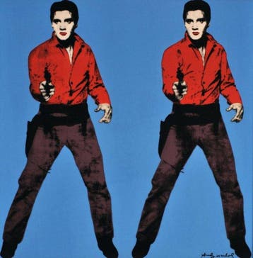Andy Warhol (1928-1987) - Blue Elvis, Antiek en Kunst, Kunst | Designobjecten