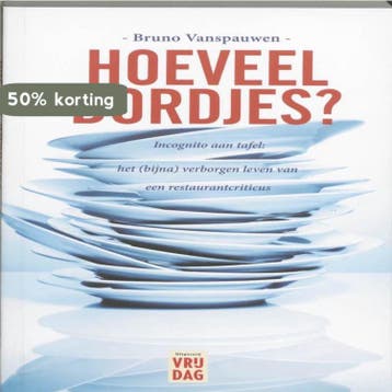 Hoeveel bordjes? - Bruno Vanspauwen 9789460011023, Verzenden, Zo goed als nieuw, Bruno Vanspauwen
