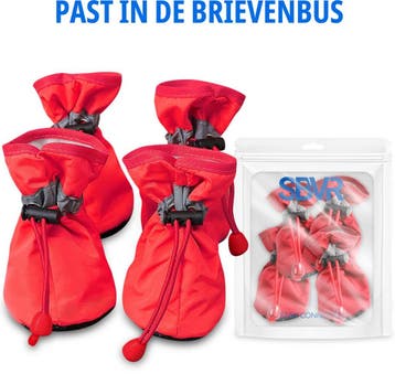 Hondenschoenen Gripzolen Elastische Sluiting - Spatbestendig, Ophalen of Verzenden, Zo goed als nieuw