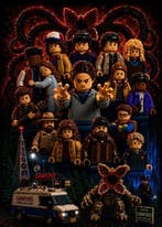 Lego Merchandise - Le Perle [XL] Stranger Bricks – Hawkins, Nieuw