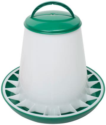 Kunststof voersilo met deksel groen - 6 kilo, Ophalen of Verzenden, Nieuw