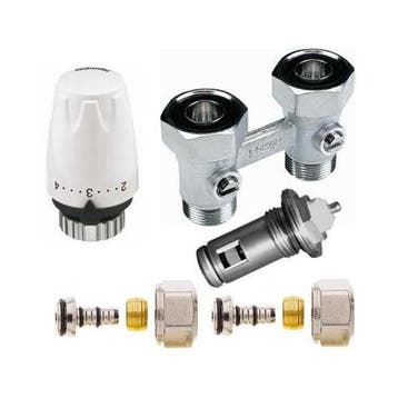 Set recht 16mm Alu/Pex - thermostatisch - insert - Softline, Doe-het-zelf en Verbouw, Verwarming en Radiatoren, Verzenden, Nieuw