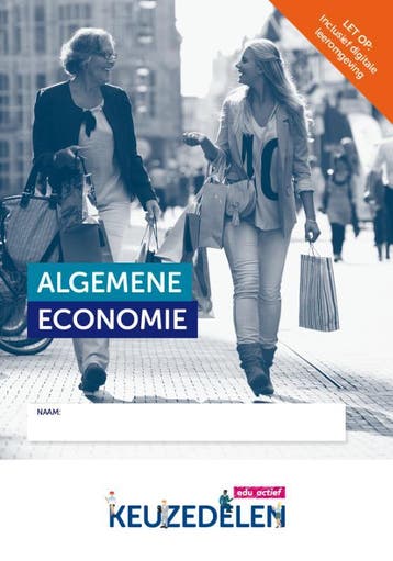 Keuzedeel Algemene economie folio 19/20 / Keuzedeel - H., Verzenden, Zo goed als nieuw, H. Leek