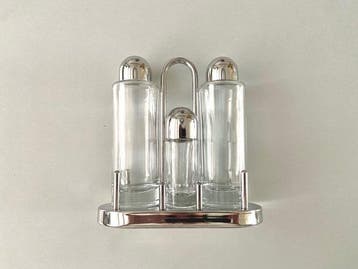 Alessi - Ettore Sottsass - Olie-en-azijnstelletje - 5070 -, Antiek en Kunst