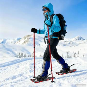 vidaXL 3 in 1 sneeuwschoenen met wandelschoenen Rood en, Verzenden, Nieuw
