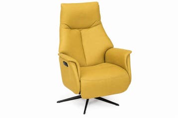 Relaxfauteuil Woerden - relaxfauteuils - Geel, Nieuw, Stof