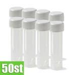 Lege buisjes met schroefdop 5 ml 50 st, Ophalen of Verzenden, Nieuw